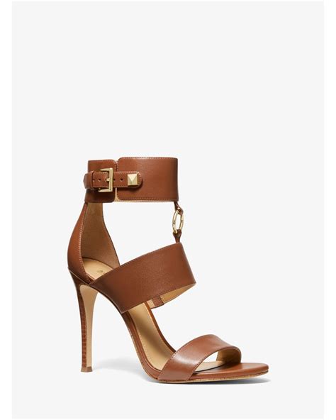 amos michael kors|Amos Leather Sandal .